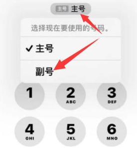 凤冈苹果14维修店分享iPhone 14 Pro Max使用副卡打电话的方法 